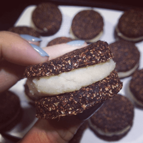 fit oreo daktylowe ciasteczka 